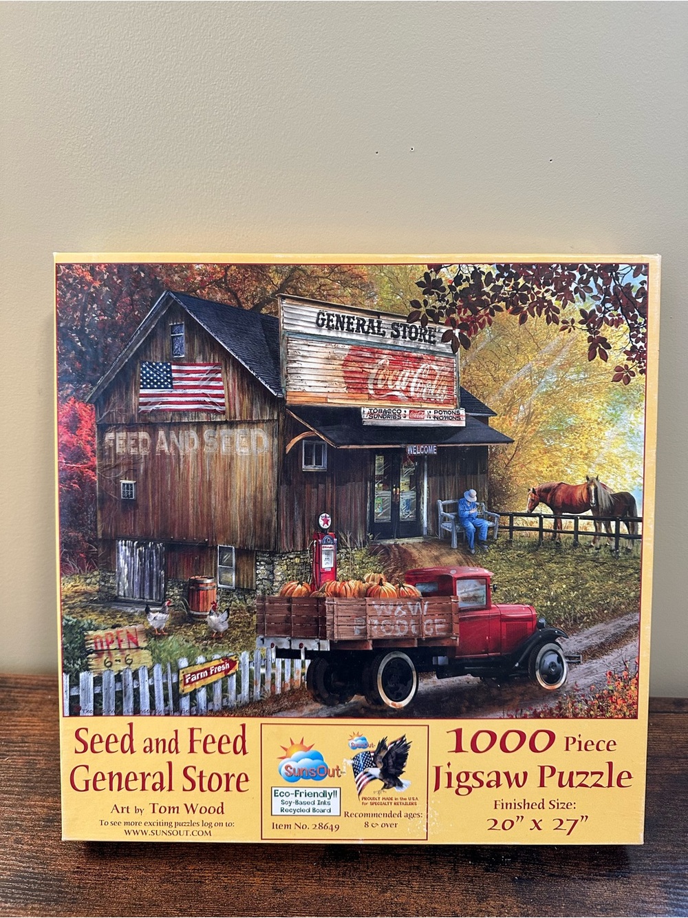 Sunsout Seed and Feed General Store 1000 Piece Puzzle Complete